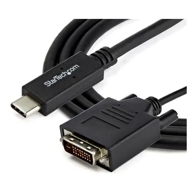 USB C to DVI Adapter Startech CDP2DVIMM2MB Black