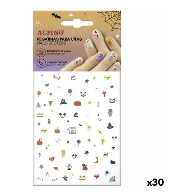 Nail art stickers Alpino Halloween (30 Units)