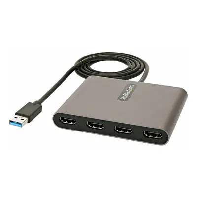 USB 3.0 to HDMI Adapter Startech USB32HD4 Black Grey Multicolour 1 m