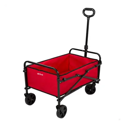 Multi-purpose Cart Active Red Polyester Steel 65 x 94 x 40 cm Foldable Beach