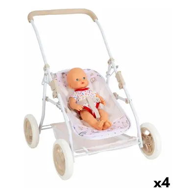 Chair for Dolls Colorbaby Safari 40 x 57 x 49 cm 4 Units Convertible