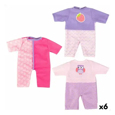 Doll's clothes Colorbaby 3 Pieces 6 Units