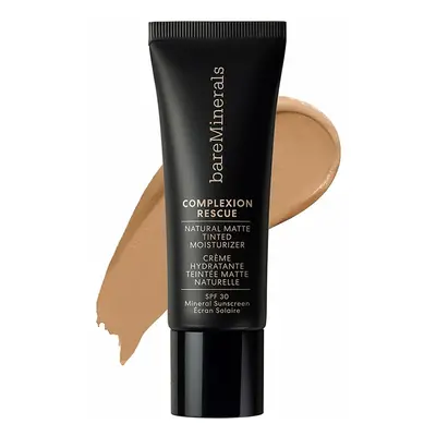 Hydrating Cream with Colour bareMinerals Complexion Rescue Tan Amber Spf 30 35 ml