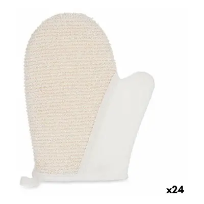 Bath Mitten Berilo B7081-10 White Beige (24 Units)