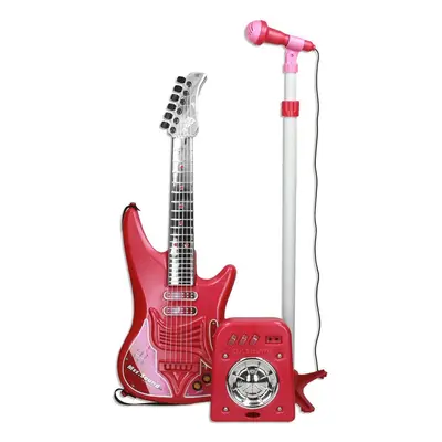 Baby Guitar Reig Microphone Red