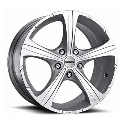 Car Wheel Rim MOMO Black Knight Silver ET40