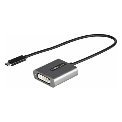 USB C to DVI Adapter Startech CDP2DVIEC Black Silver Black/Silver