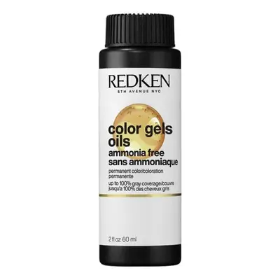 Permanent Dye Redken Color Gel Oils Ab 3 x 60 ml Nº 04AB - 4.1 (3 Units)