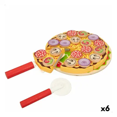 Wooden Game Woomax Pizza 27 Pieces (6 Units)