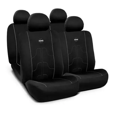 Car Seat Covers MOMO MOMLSC021BG Black Black/Grey 11 Pieces