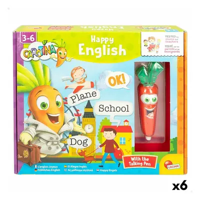 Educational Game Lisciani Carotina Baby Happy English Electric Puzzle 4,5 x 14,5 x 3 cm (6 Units