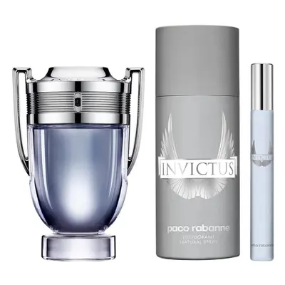 Men's Perfume Set Paco Rabanne 3 Pieces Invictus