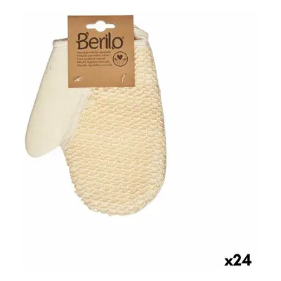 Bath Mitten Berilo B7083-10 White Beige (24 Units)