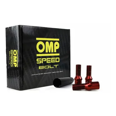 Set Nuts OMP 27 mm Red 20 uds M14 x 1,25