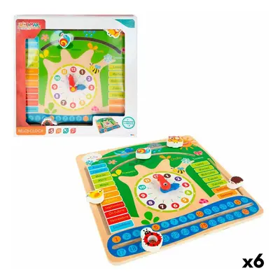 Educational Game Colorbaby Calendar 30 x 30 x 3 cm (6 Units)