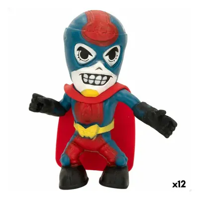 Action Figure Eolo Super Masked Pepper Man 14 x 15,5 x 5,5 cm Elastic (12 Units)