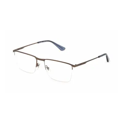 Men' Spectacle frame Police VPLG75-550F68 Brown Ø 55 mm