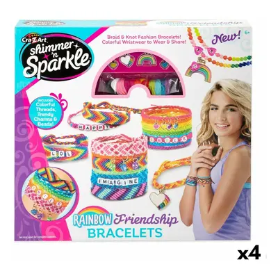 Bracelet Making Kit Cra-Z-Art Friendship Plastic 15 x 23 x 0.1 cm (4 Units)