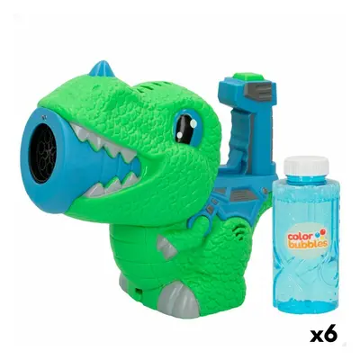 Bubble Blowing Game Colorbaby Green Dinosaur 150 ml 20 x 17 x 9 cm (6 Units)