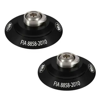 Helmet clip set Bell HANS Black FIA 8858-2010