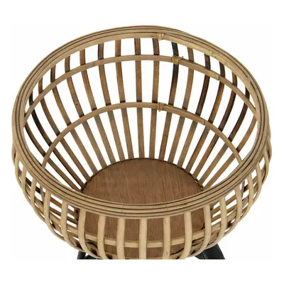 Planter DKD Home Decor Natural Metal Bamboo Bali 41 x 41 x 68 cm