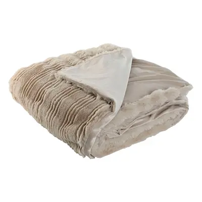 Blanket Home ESPRIT Beige 220 x 240 x 1 cm