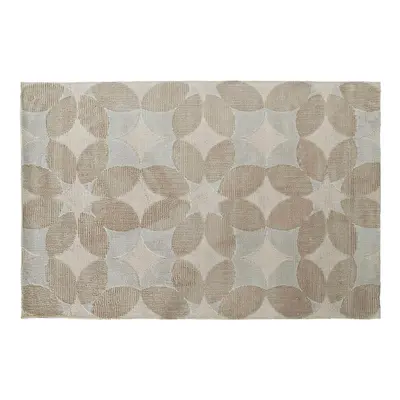 Carpet DKD Home Decor Beige Polyester Cotton Circles (120 x 180 x 0.9 cm)