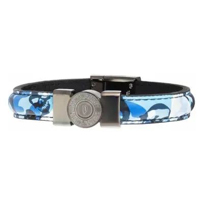 Men's Bracelet Police PJ25556BLU.03-S Leather