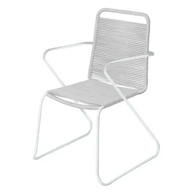 Garden chair Antea 57 x 65,5 x 90 cm Rope Light grey