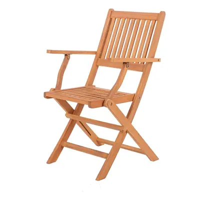 Garden chair Kate 51 x 60 x 90 cm Natural Acacia