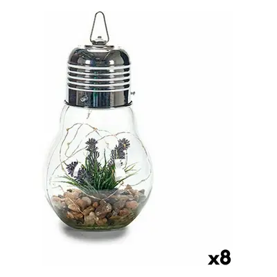 Lantern Garlands Light bulb Lavendar Crystal (8 Units)