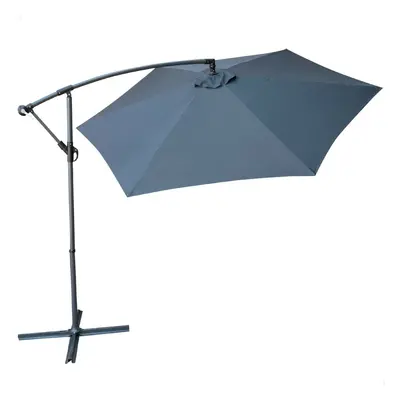 Sunshade Aktive Grey 300 x 247 x 300 cm Aluminium Ø 300 cm