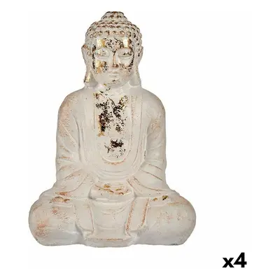 Decorative Garden Figure Buddha Polyresin 17 x 37 x 26 cm (4 Units)