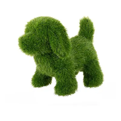 Decorative Figure polypropylene Astro-turf Dog 23 x 35 x 33 cm