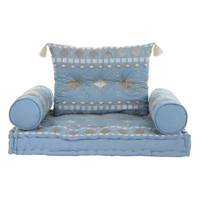 Garden sofa DKD Home Decor Blue 90 x 50 x 55 cm