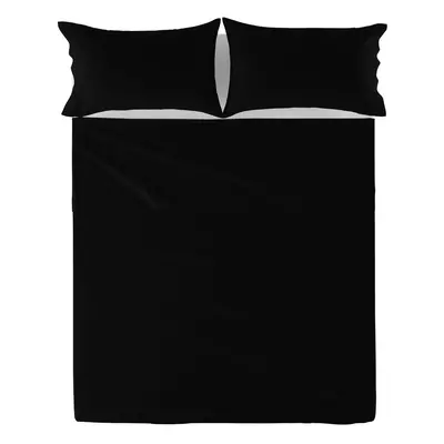 Top sheet HappyFriday Basic Black 180 x 270 cm