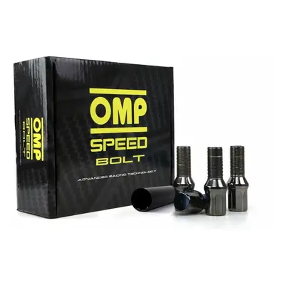 Set Nuts OMP 27 mm Anthracite 20 uds M12 x 1,50