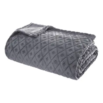 Blanket Atmosphera Plaid Winter Rhombus Gray (230 x 180 cm)