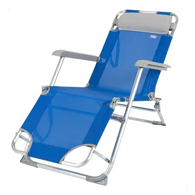 Reclining lounder Aktive Blue 153 x 33 x 47 cm