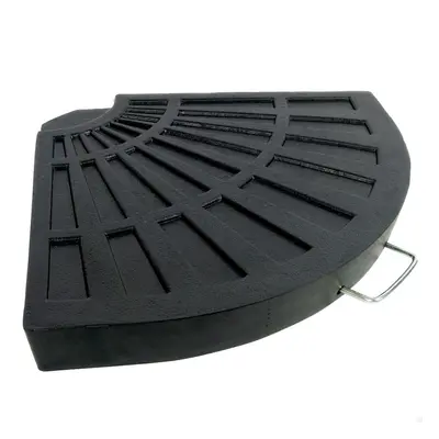 Base for beach umbrella Aktive Black Aluminium Polyresin 47 x 4 x 64 cm 1 Piece