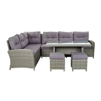 Sofa and table set DKD Home Decor Exterior 267 x 204 x 90 cm (4 pcs)