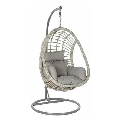 Hanging garden armchair DKD Home Decor Grey Multicolour Aluminium synthetic rattan 90 x 70 x 110