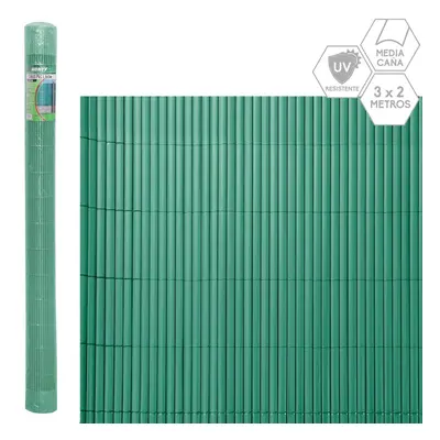 Garden Fence Green PVC Plastic 1 x 300 x 200 cm