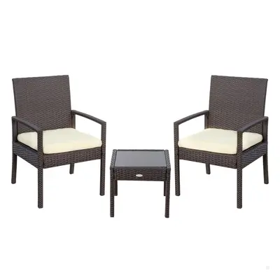 Table Set with 2 Armchairs Aktive