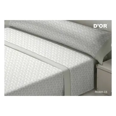 Bedding set D'Or ROMA Grey Single Franela