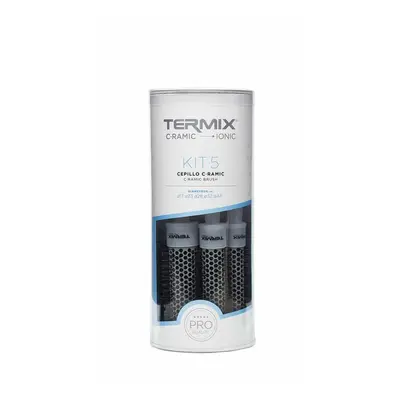 Set of combs/brushes Termix C-Ramic Ionic White (5 pcs)