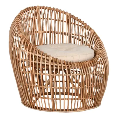 Garden chair Home ESPRIT Bamboo Rattan 70 x 70 x 74 cm