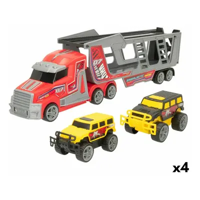 Vehicle Carrier Truck Colorbaby 47 x 13 x 8 cm (4 Units) 3 Pieces Friction