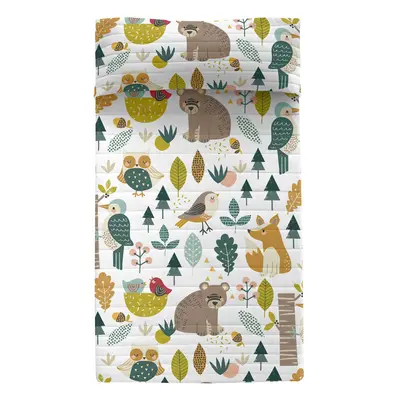 Bedspread (quilt) HappyFriday Moshi Moshi Multicolour 180 x 260 cm Forest