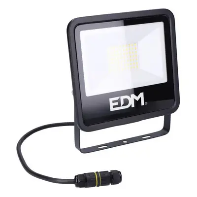 LED spotlight EDM 70403 Black F 50 W 4000 Lm (6400 K)